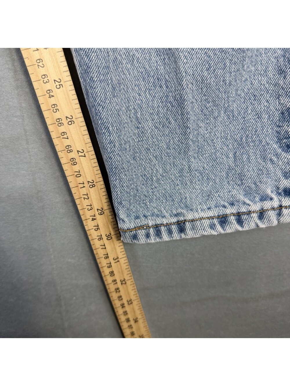 Vintage 90s Levis 551 Jeans Womens 14 Med Blue High Rise Relaxed Tapered USA - Picture 8 of 10